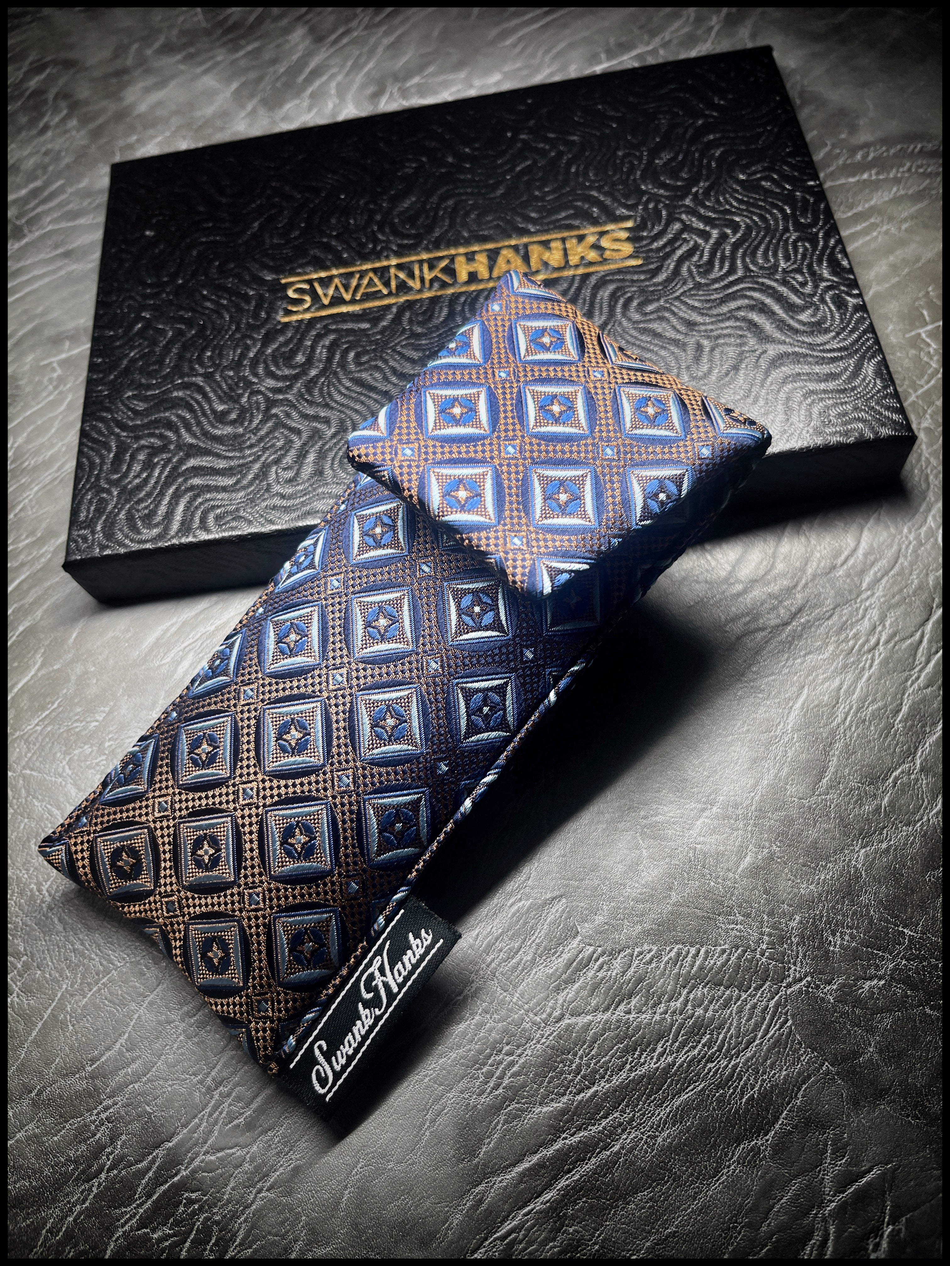 Copper Metallic Diamond Silk Single Pouch