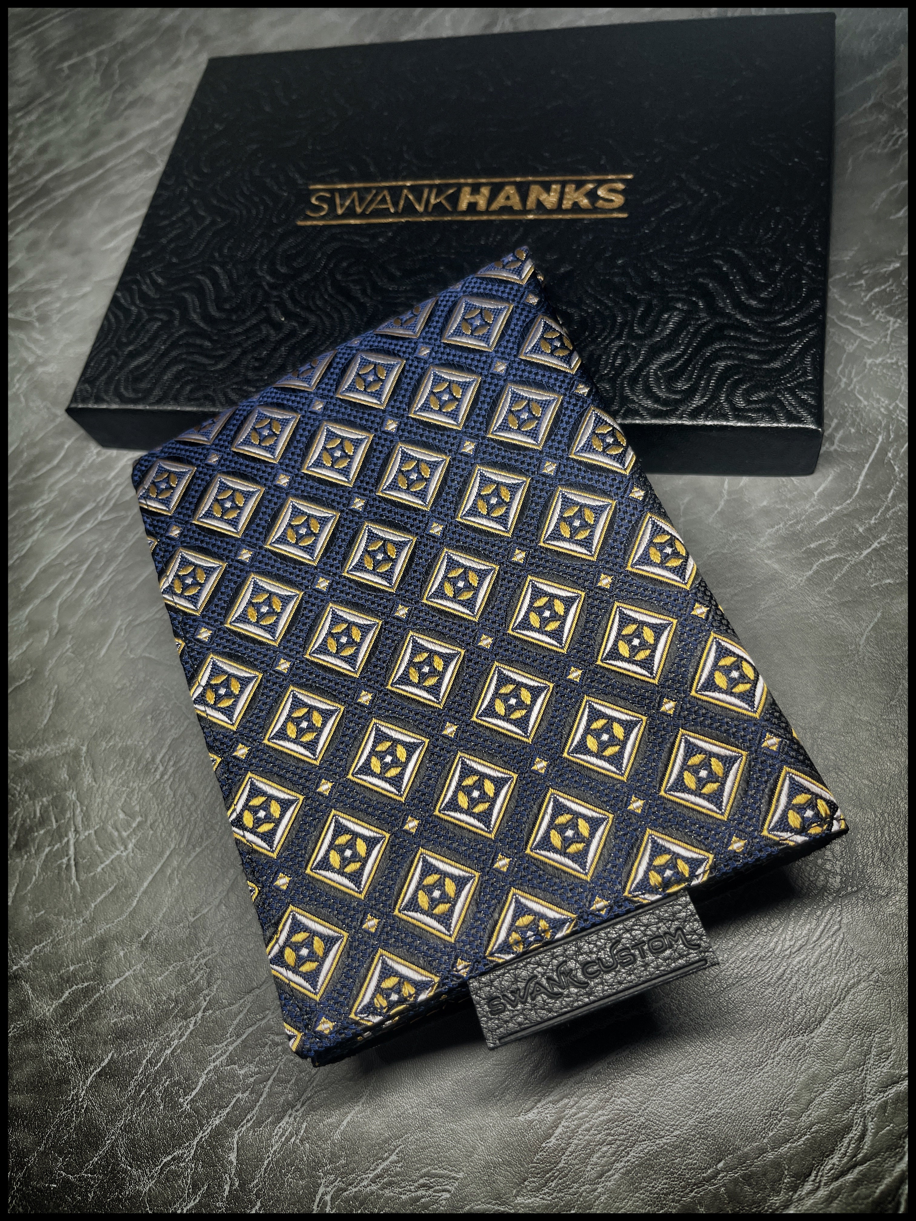 Royal Blue/Gold Varsity Silk Hank