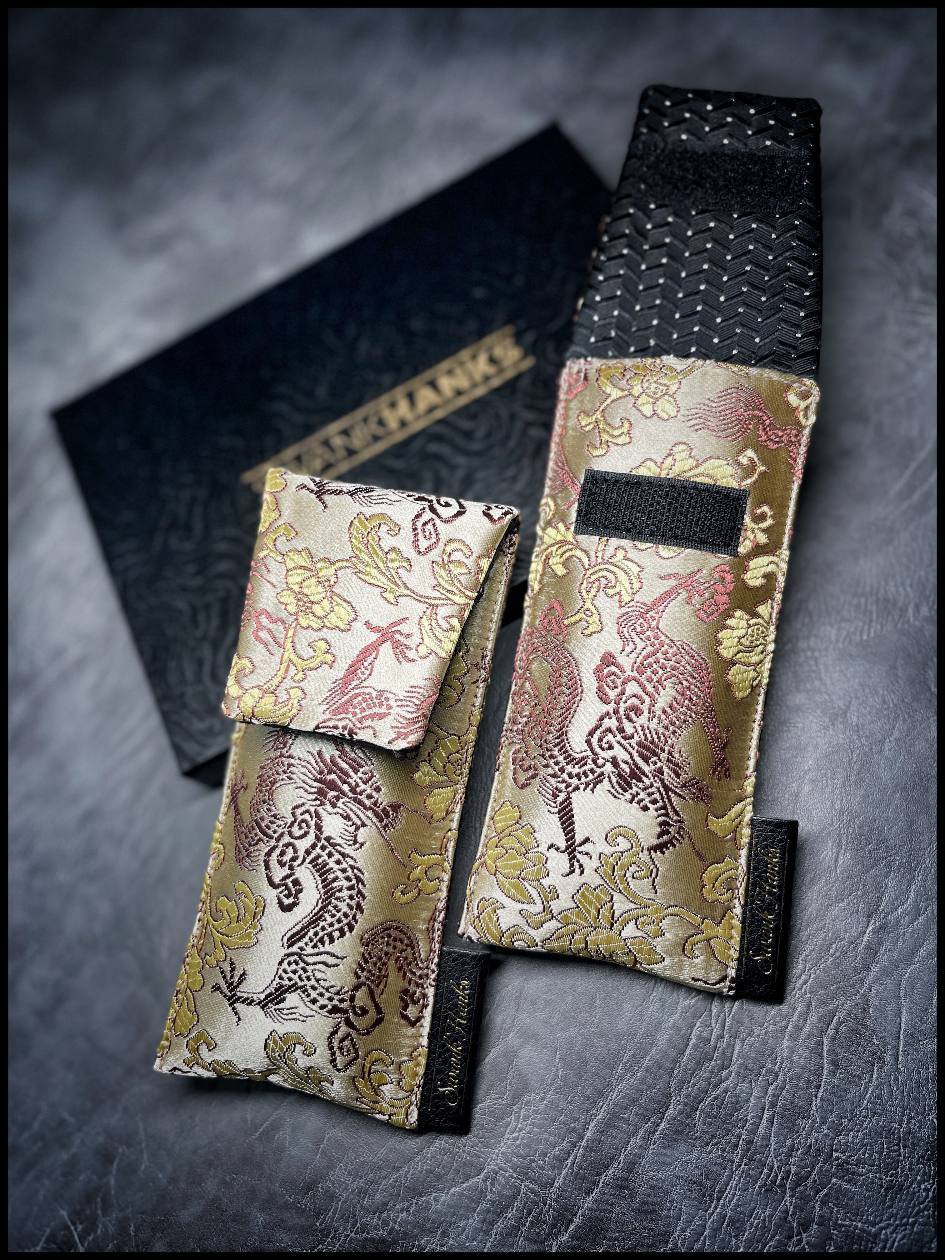 Copper/Gold Dragon Silk Single Pouch