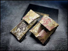 Copper/Gold Dragon Silk Mini Double-Slot Pouch