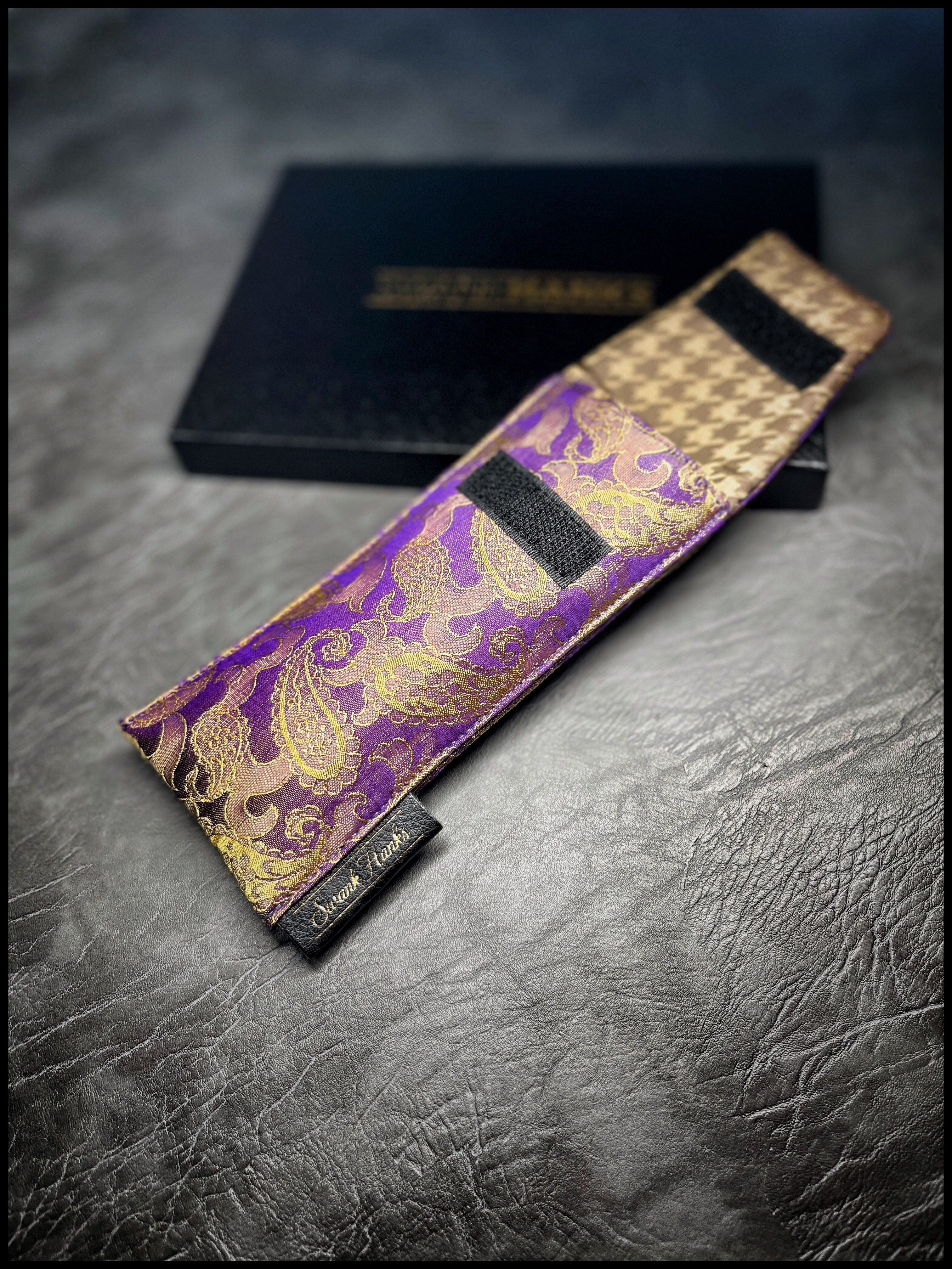 Mulberry V3 Color Shifting Silk Paisley / Gold Houndstooth Silk Single Pouch