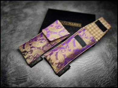 Mulberry V3 Color Shifting Silk Paisley / Gold Houndstooth Silk Single Pouch