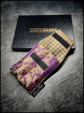 Mulberry V3 Color Shifting Silk Paisley / Gold Houndstooth Mini Double Slot Pouch