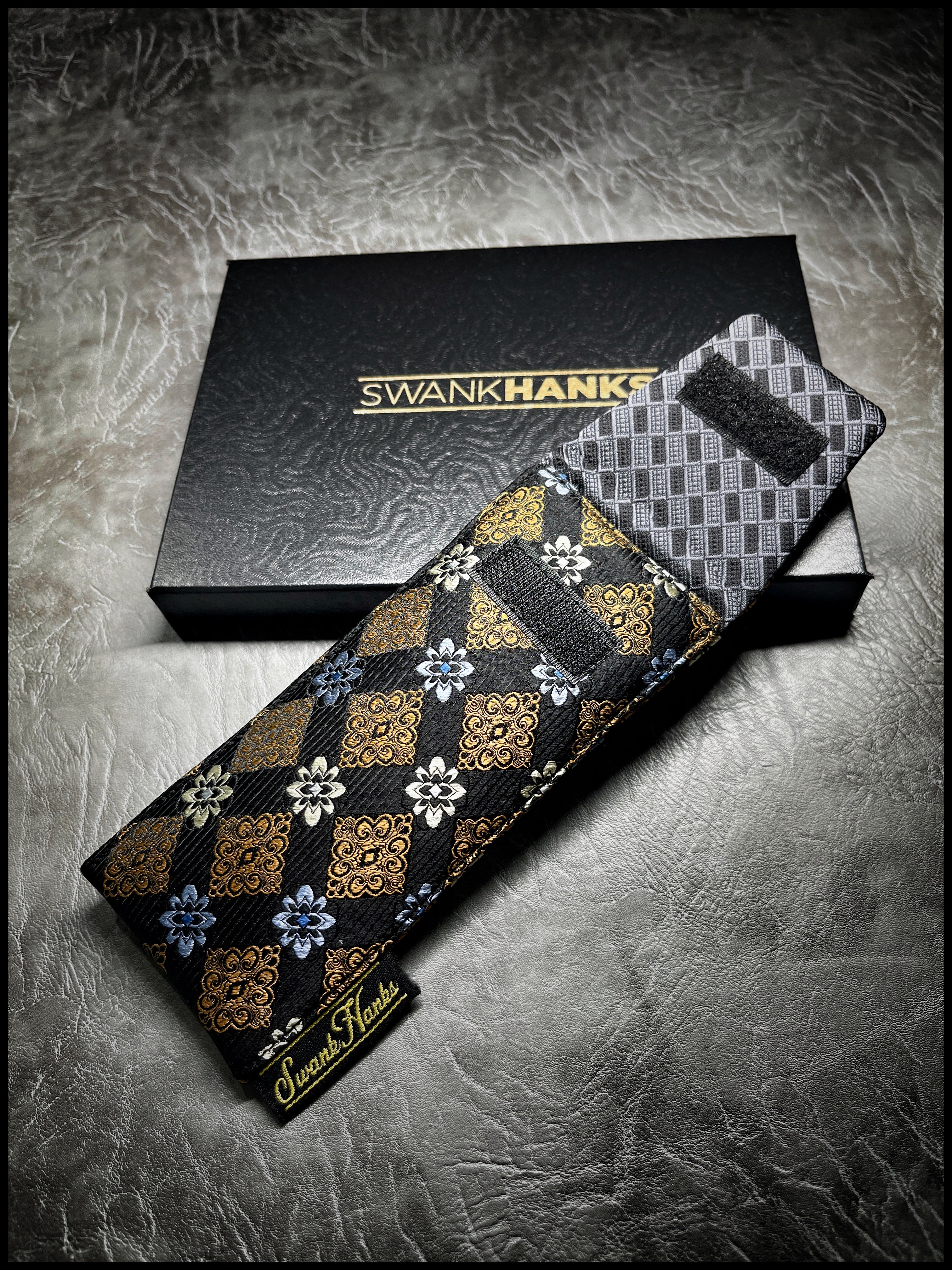 Royal Gold/Black Pinstripe Single Pouch