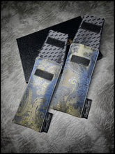 Mulberry Color Shifting Gold/ Blue Silk Jacquard Single Pouch