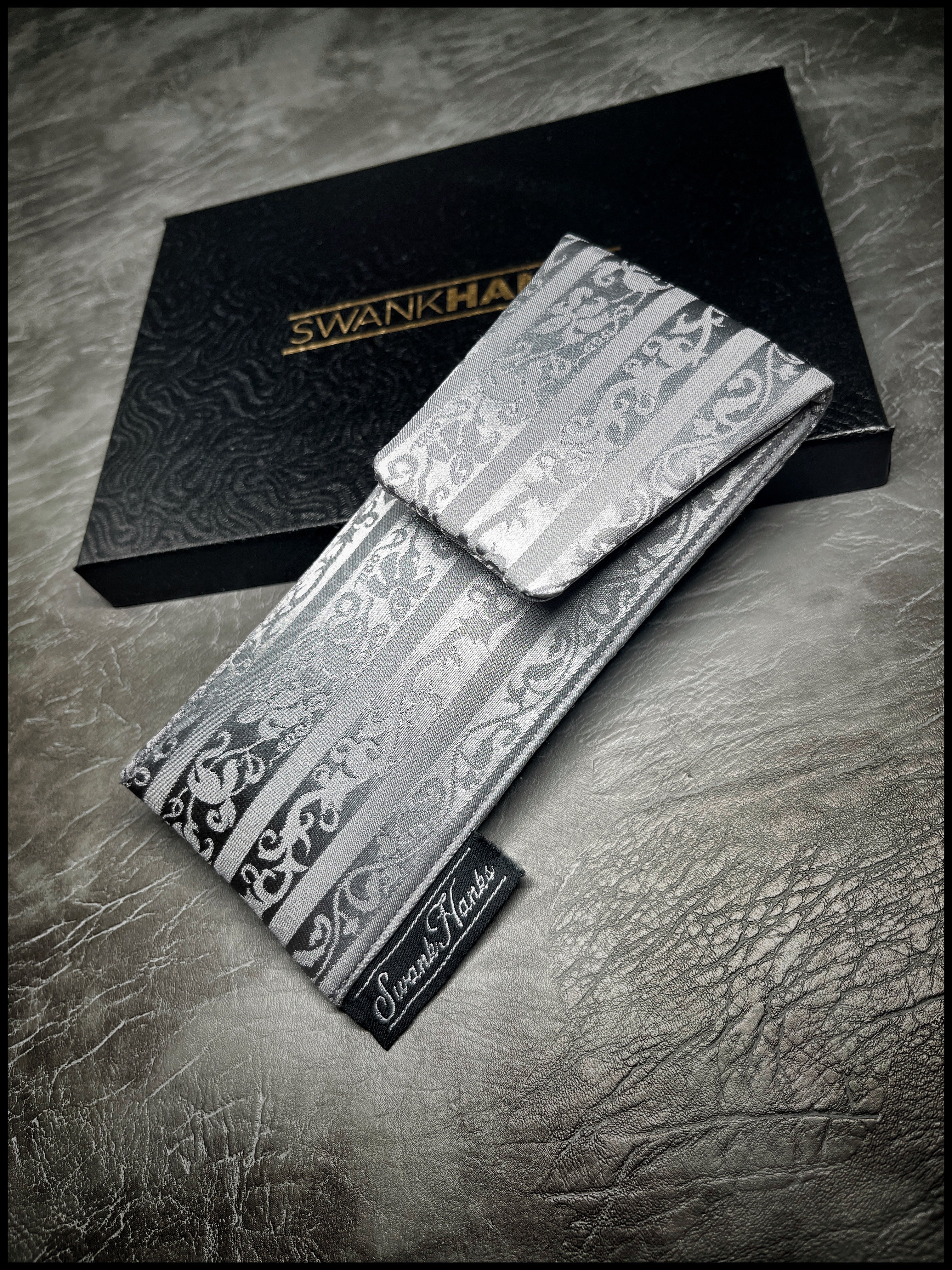 Silver Silk Charmeuse Single Pouch