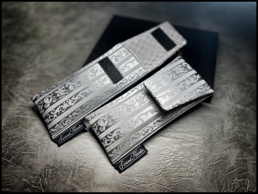 Silver Silk Charmeuse Single Pouch