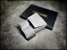 Silver Silk Charmeuse Mini Double Slot Pouch