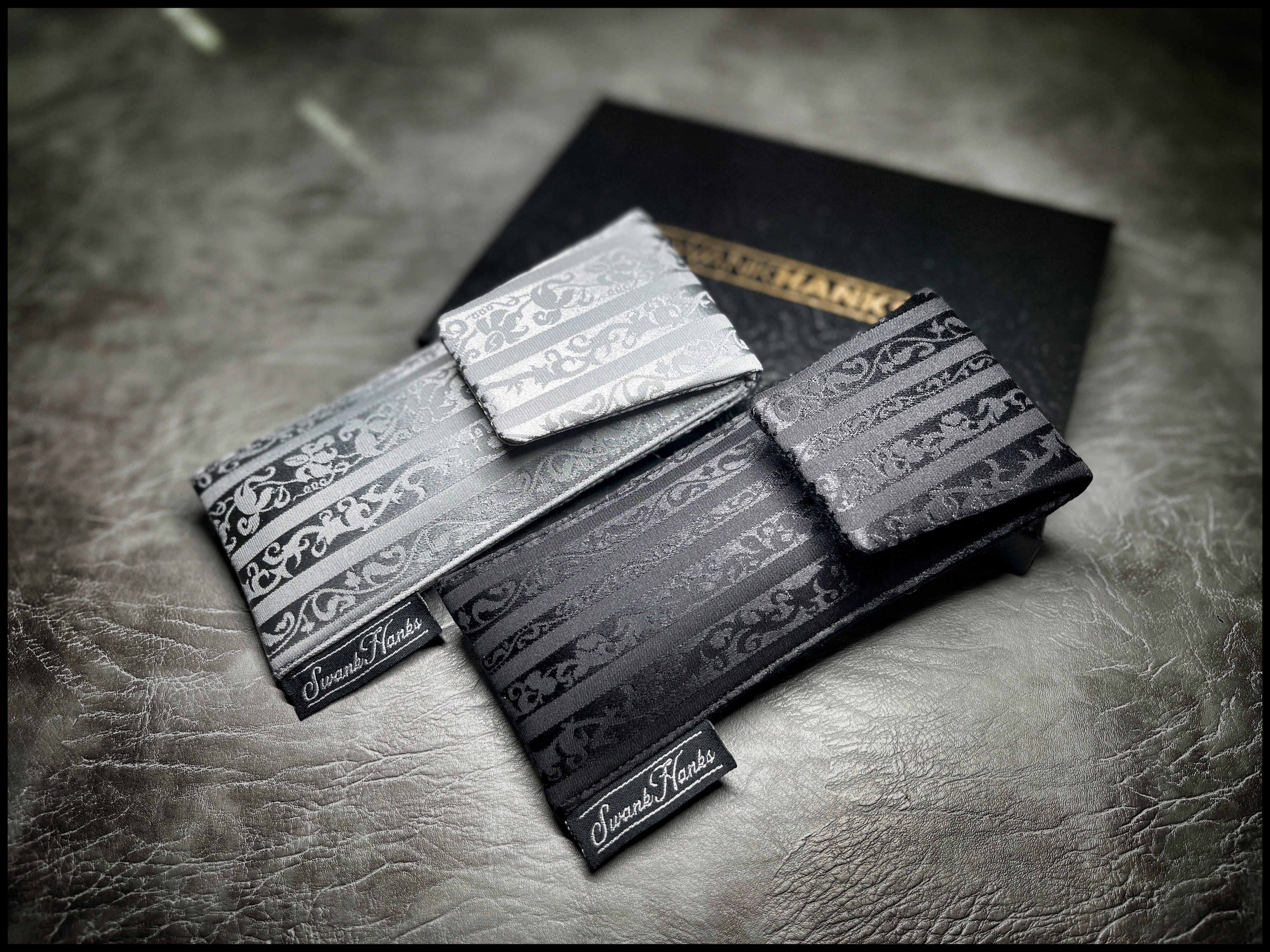 Black Silk Charmeuse Single Pouch