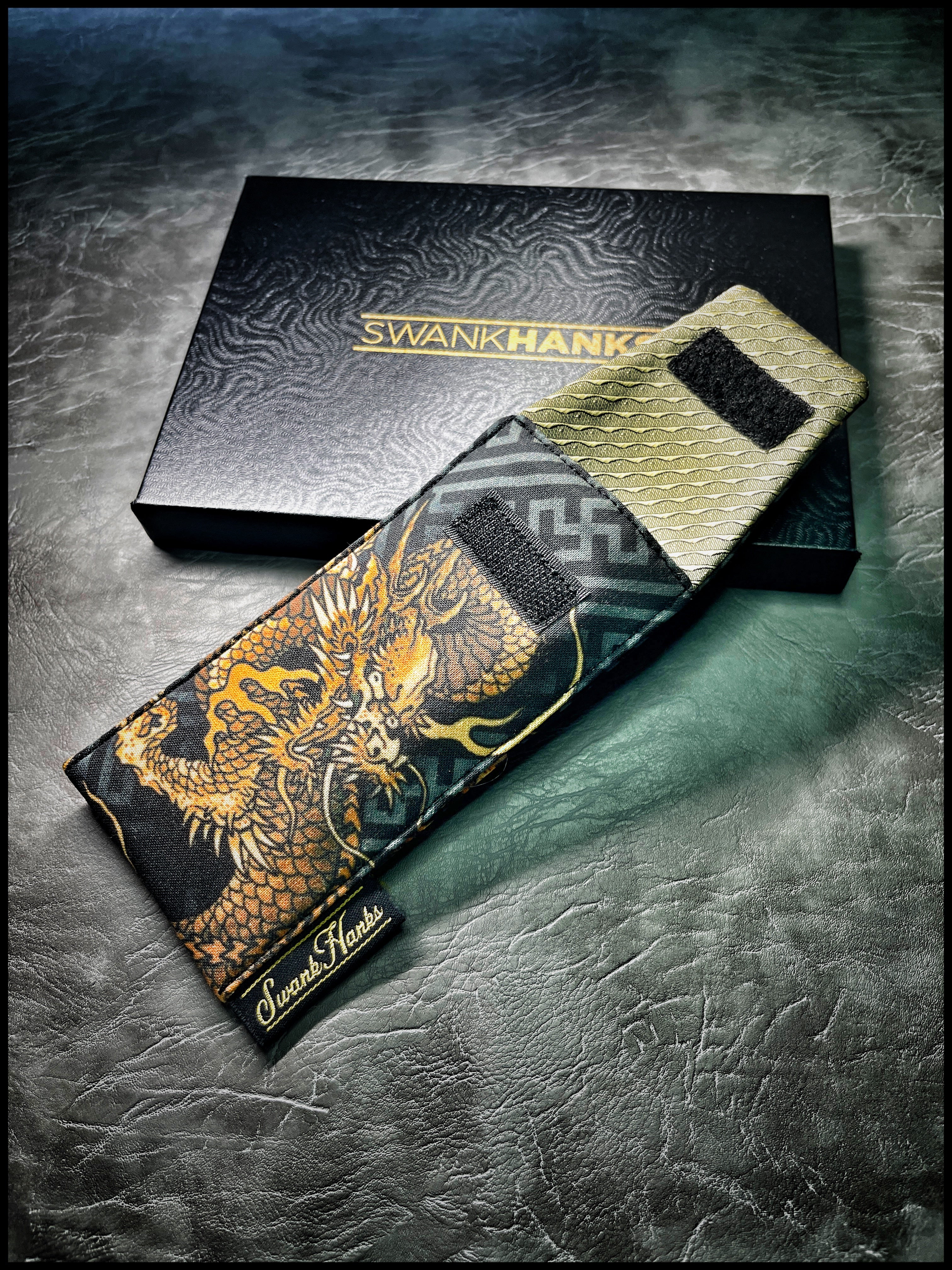Sayagata Dragon V3/ Satin Gold Silk Single Pouch