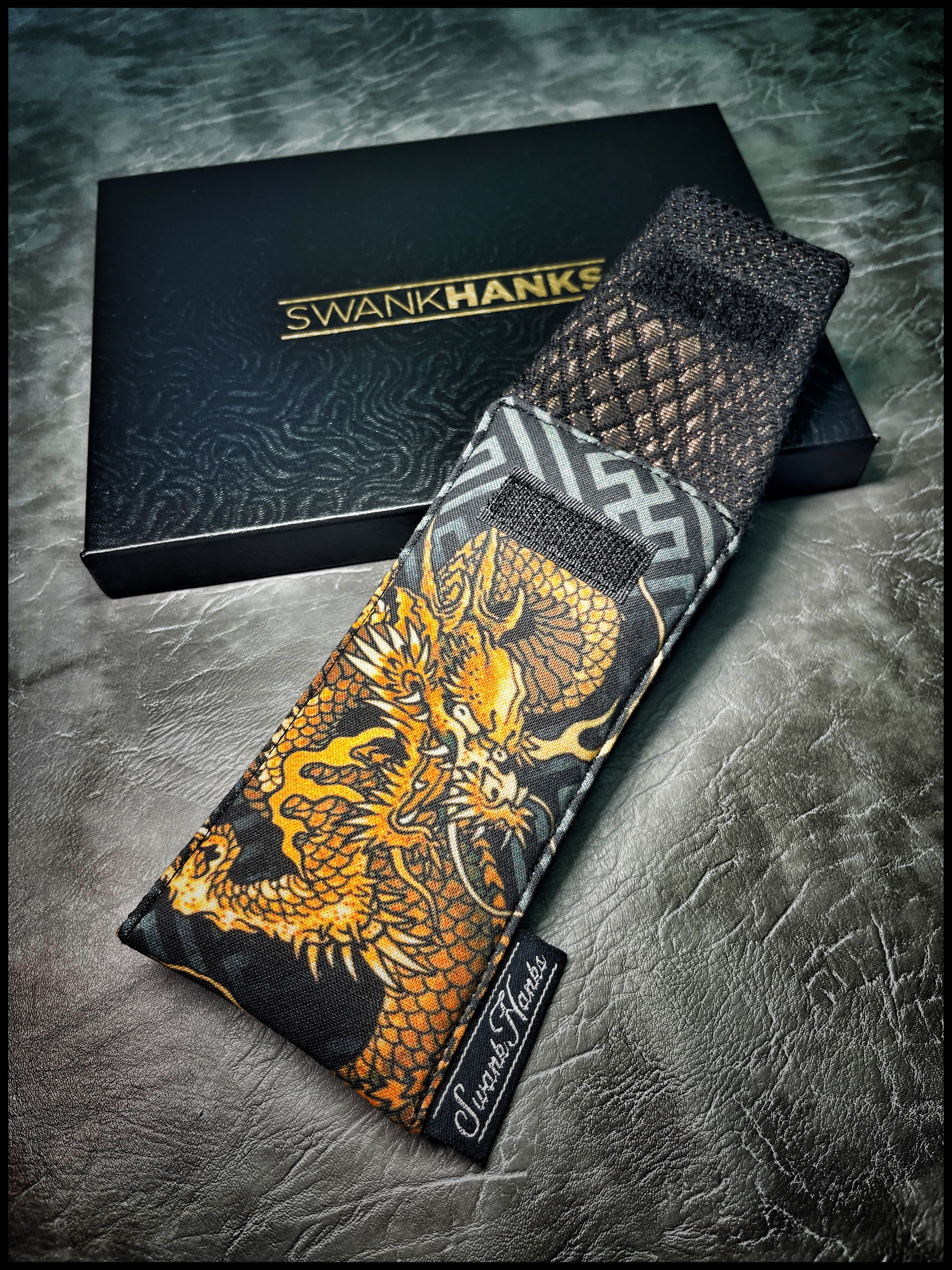 Sayagata Dragon V3/ Metallic Copper Dragonscale Silk Single Pouch