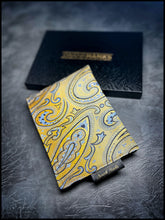 A1 Silk Chiffon Gold Paisley