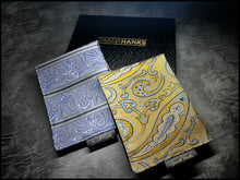 A1 Silk Chiffon Gold Paisley