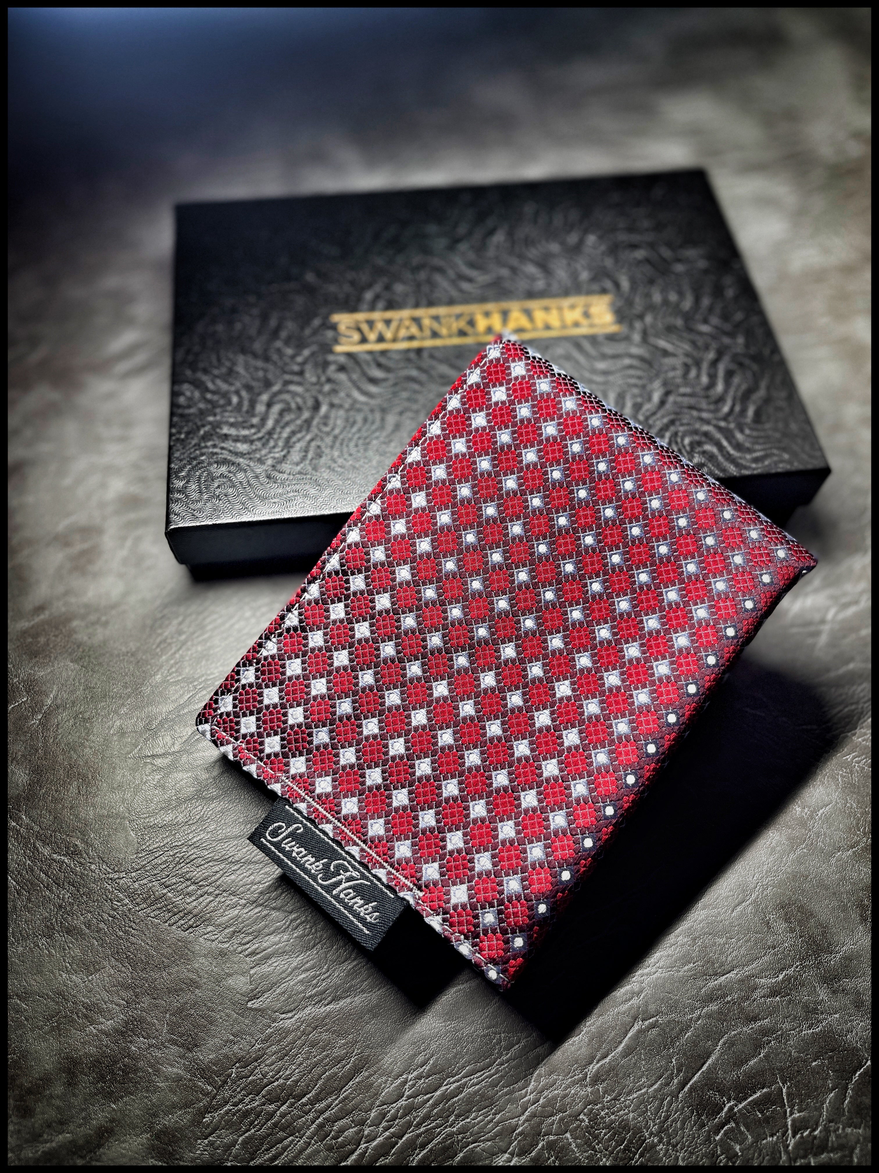 Micro Diamond Red/Silver Silk Hanks