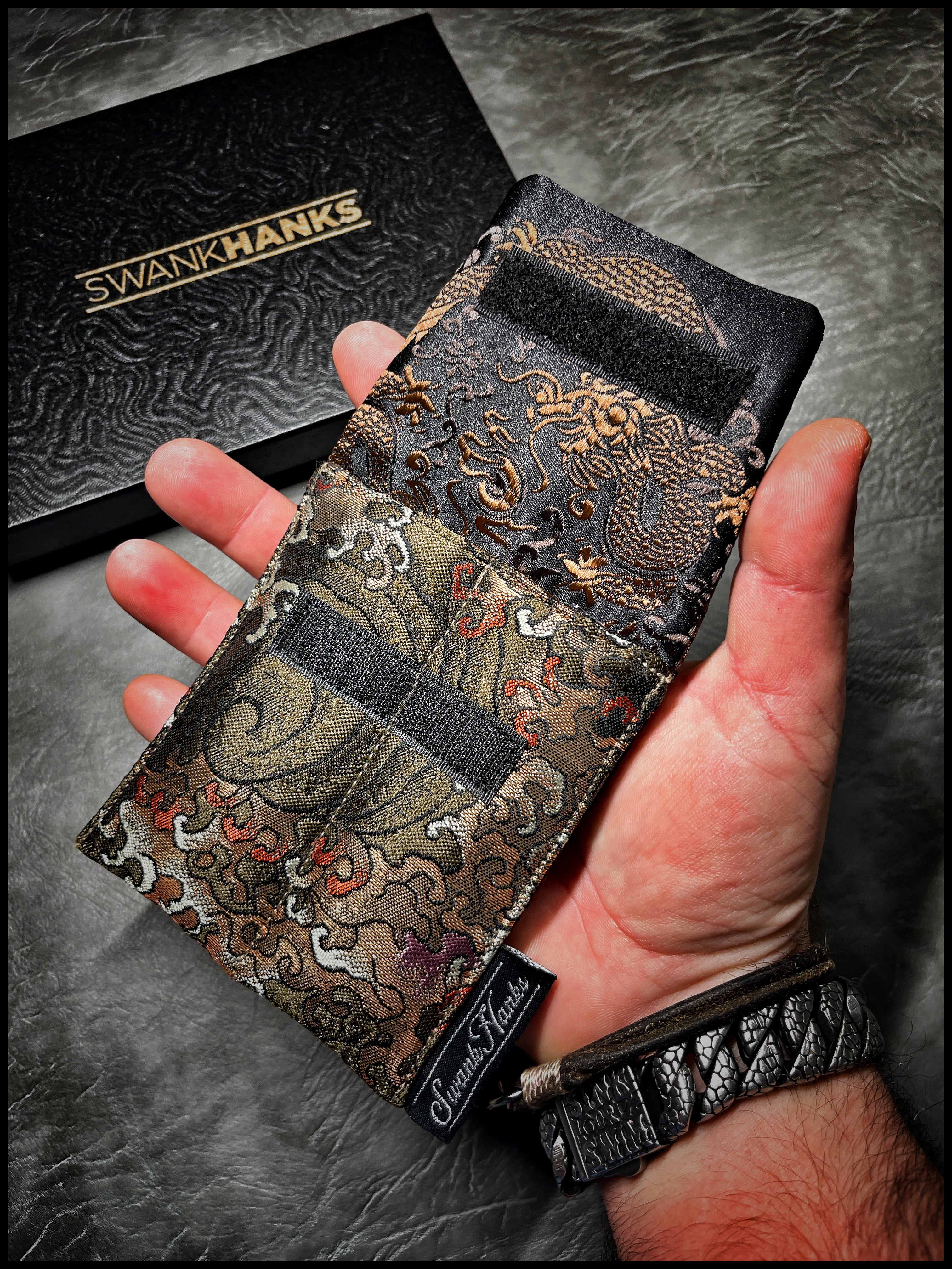 Kinran Flames Mini Double-Slot Pouch