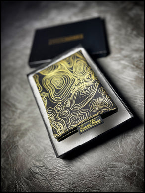 Gold/Black Topo