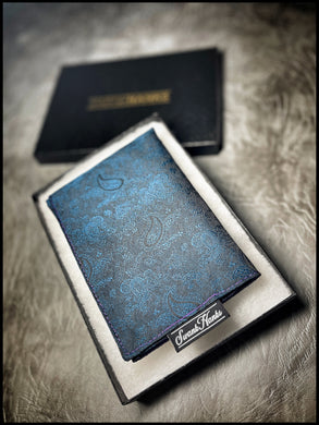 Indigo Silk Paisley