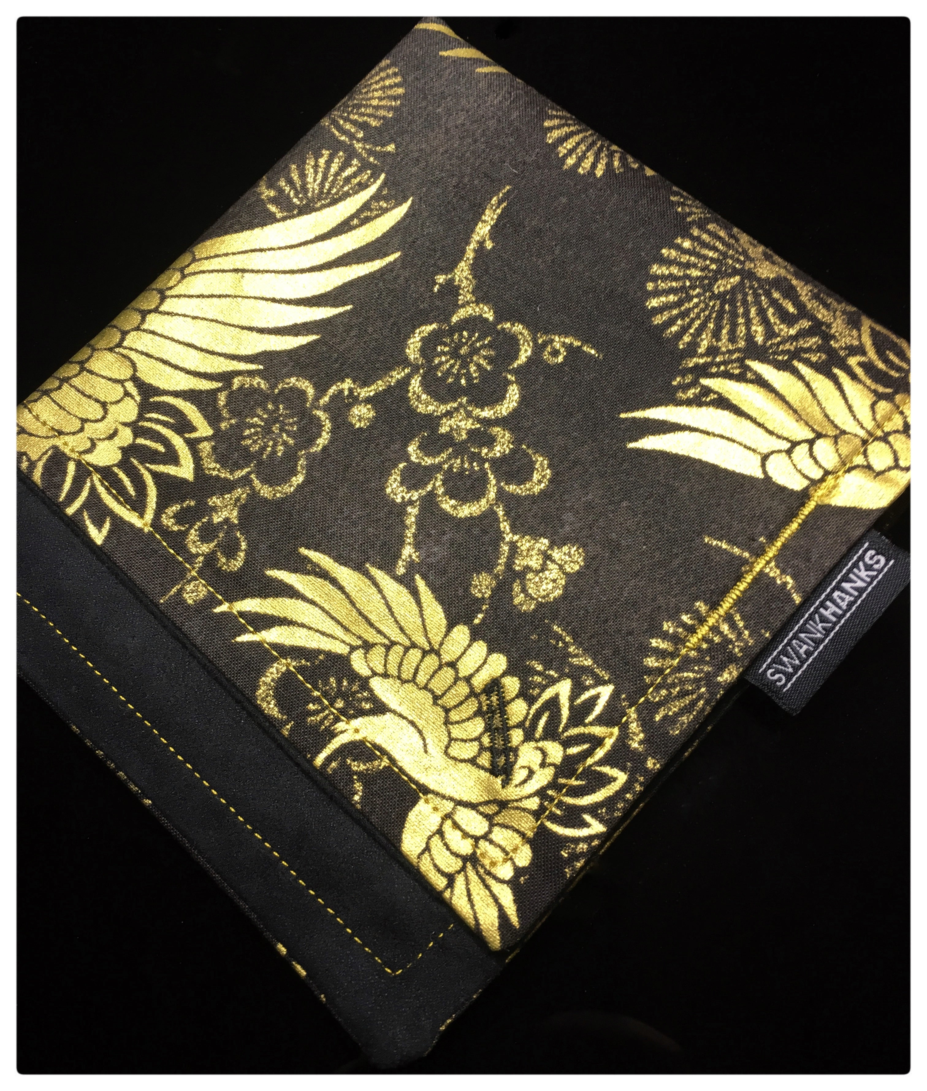 Black/Gold Cranes