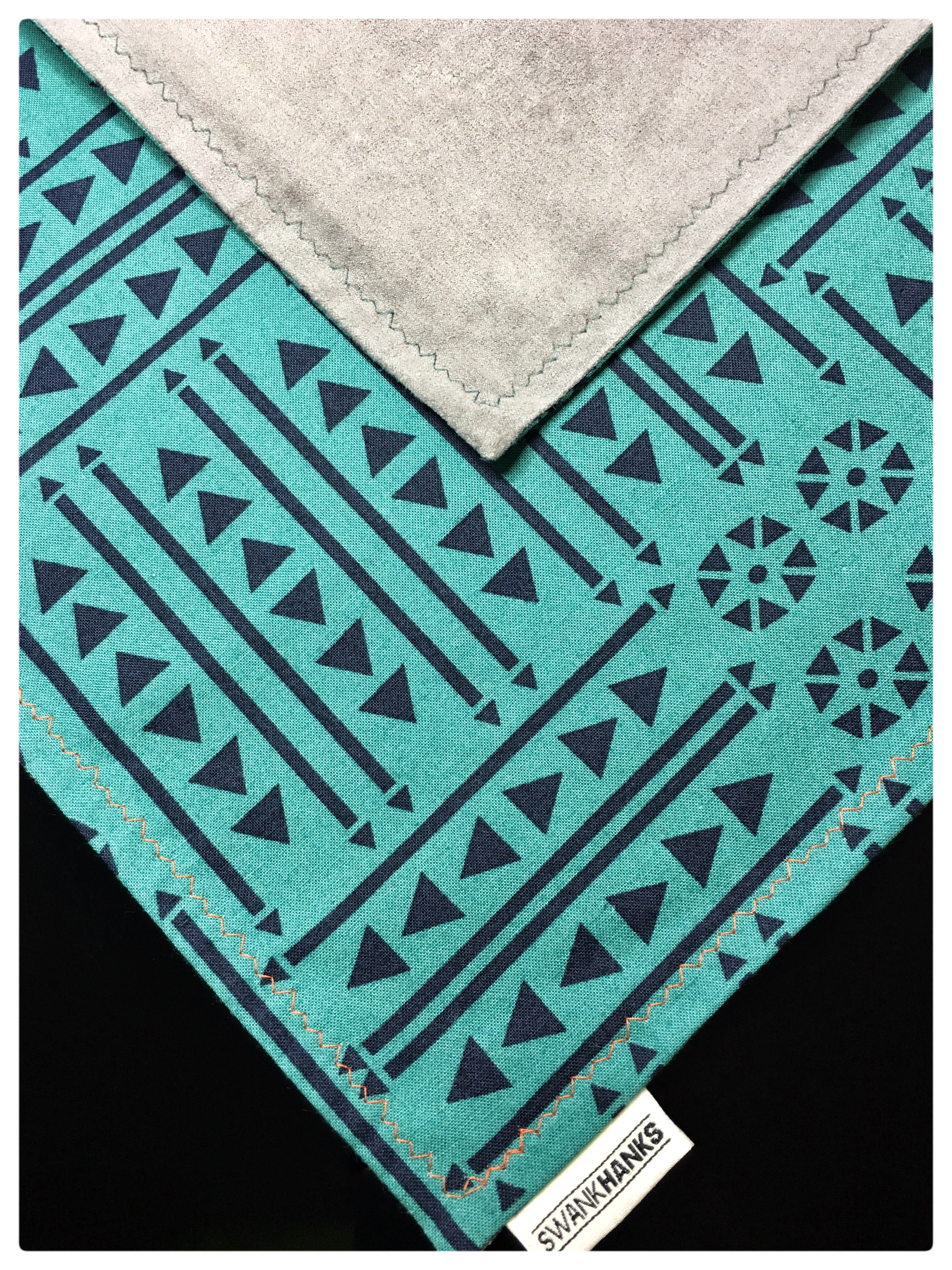 Teal triangles