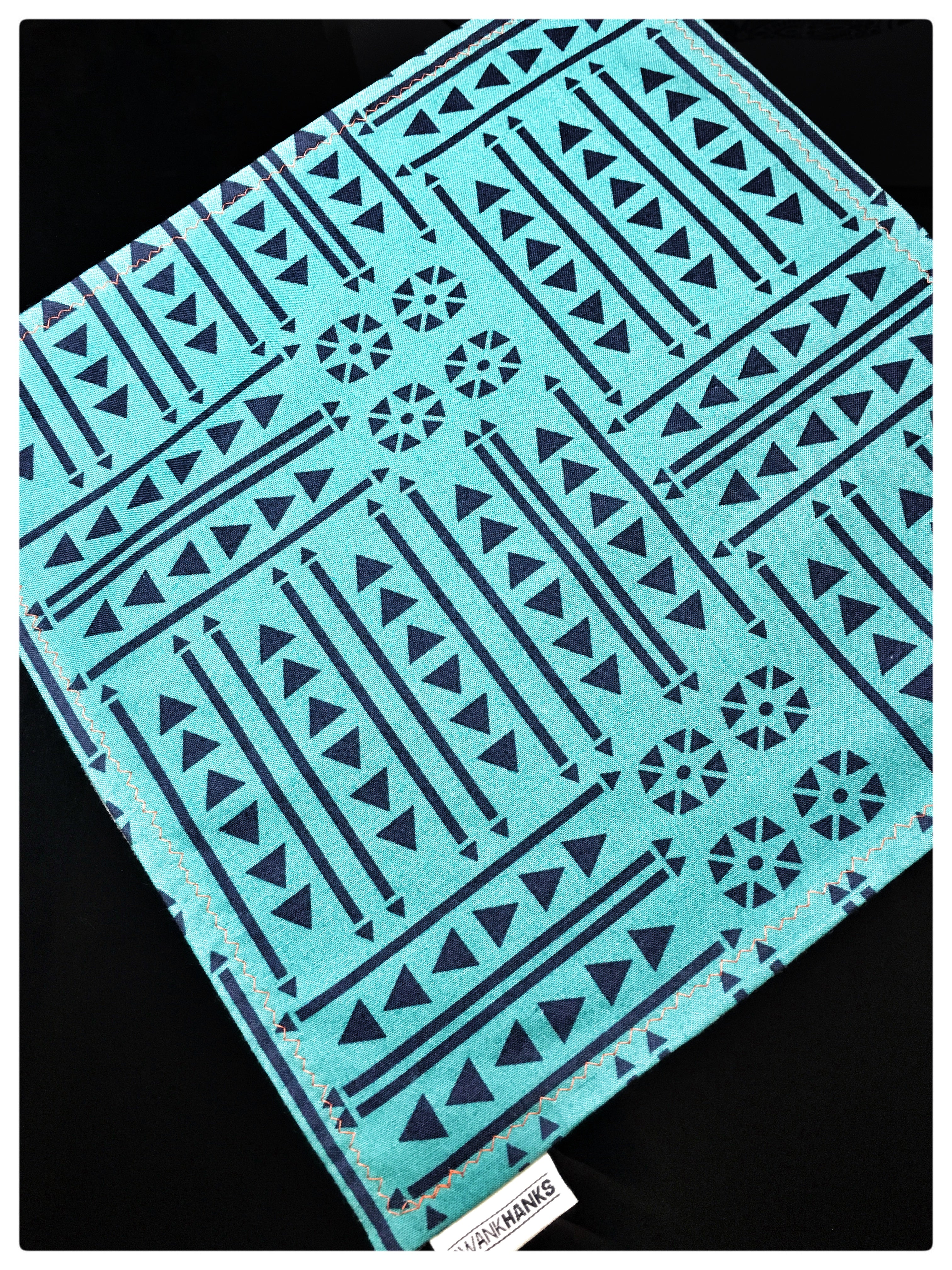 Teal triangles