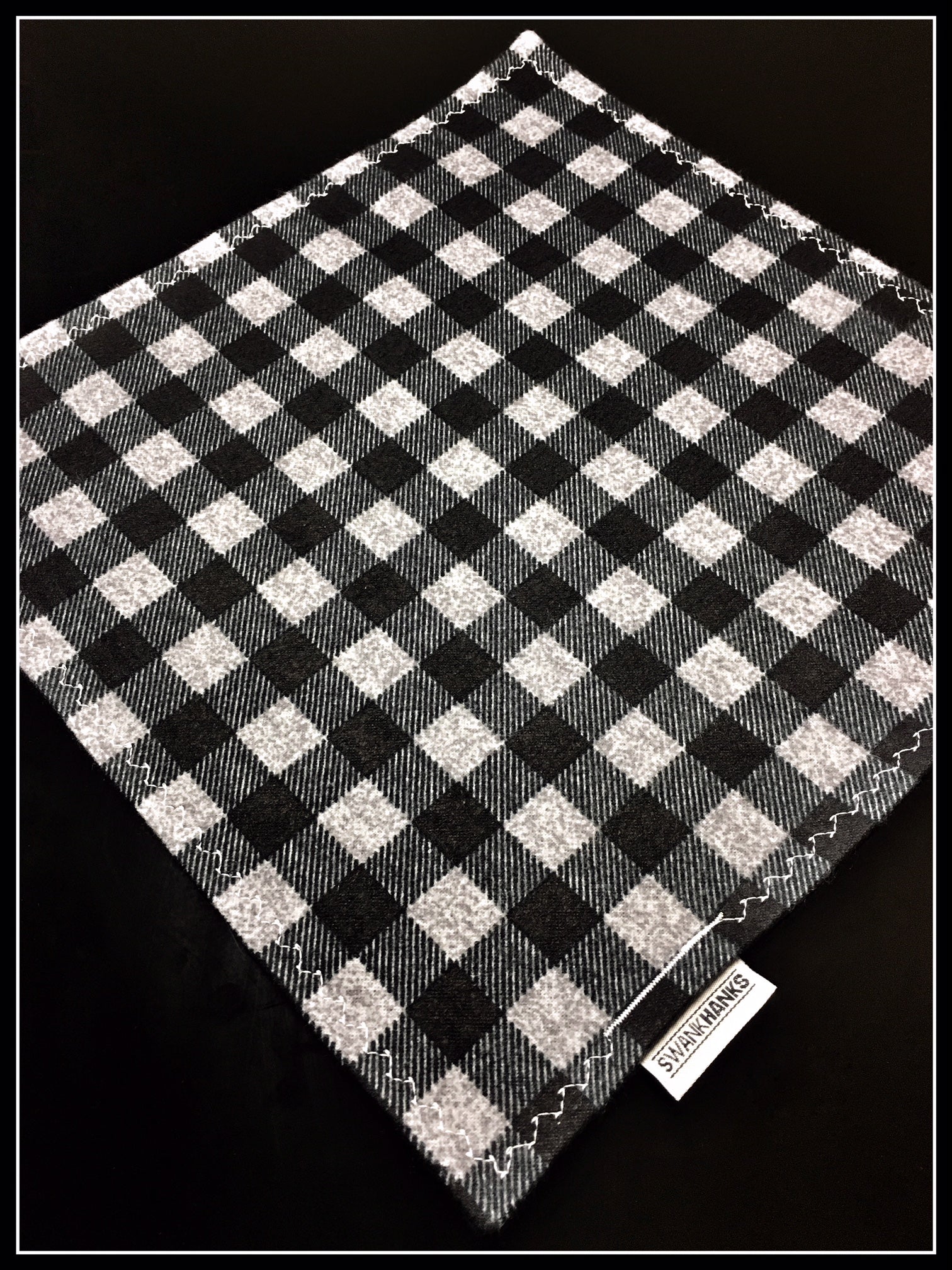 Grey/Black Flannel