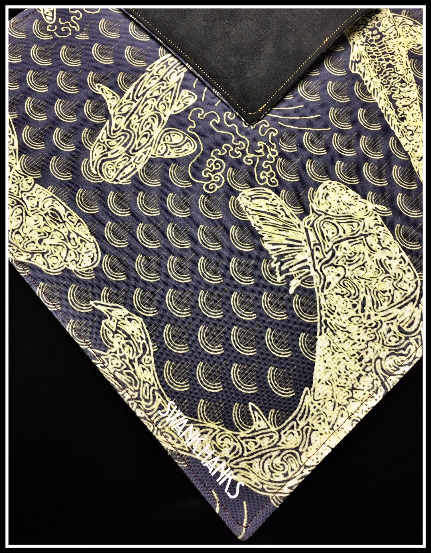 Navy Cream Koi