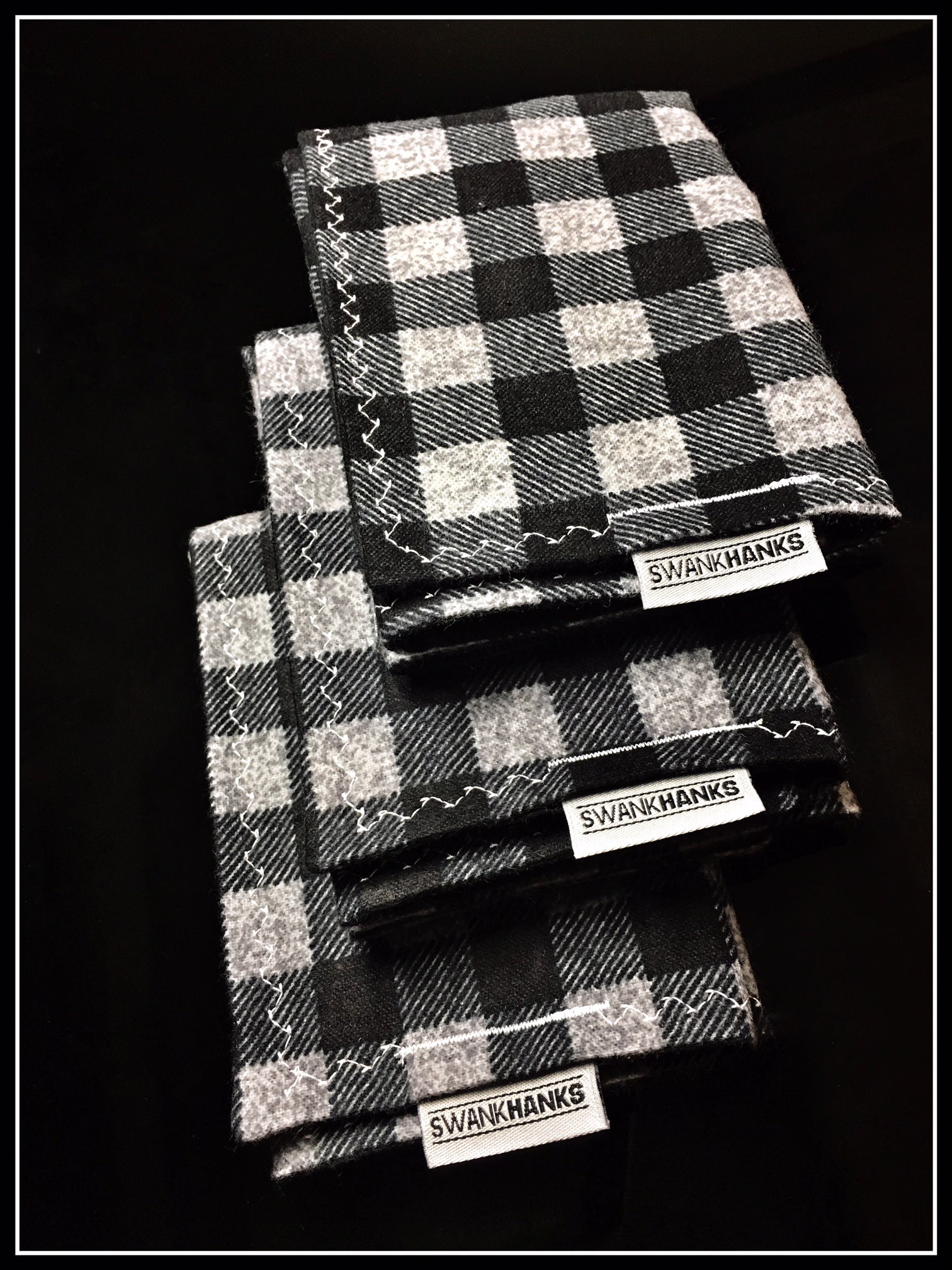 Grey/Black Flannel