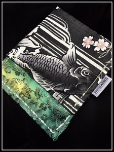 Black Koi One-Off (Green Dragon Silk)