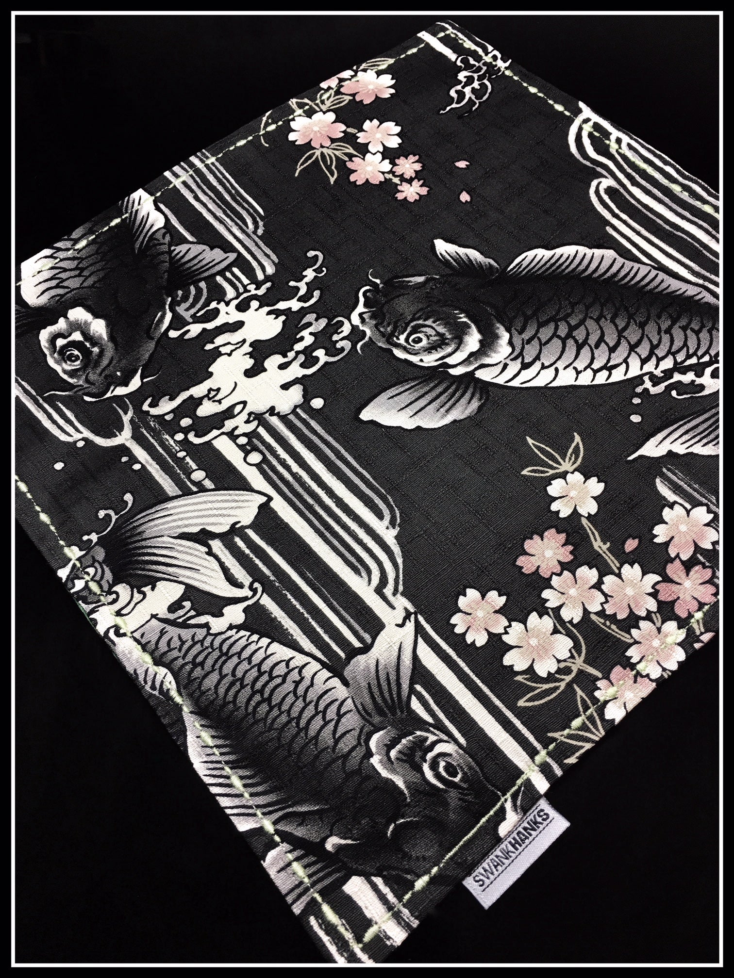 Black Koi One-Off (Green Dragon Silk)