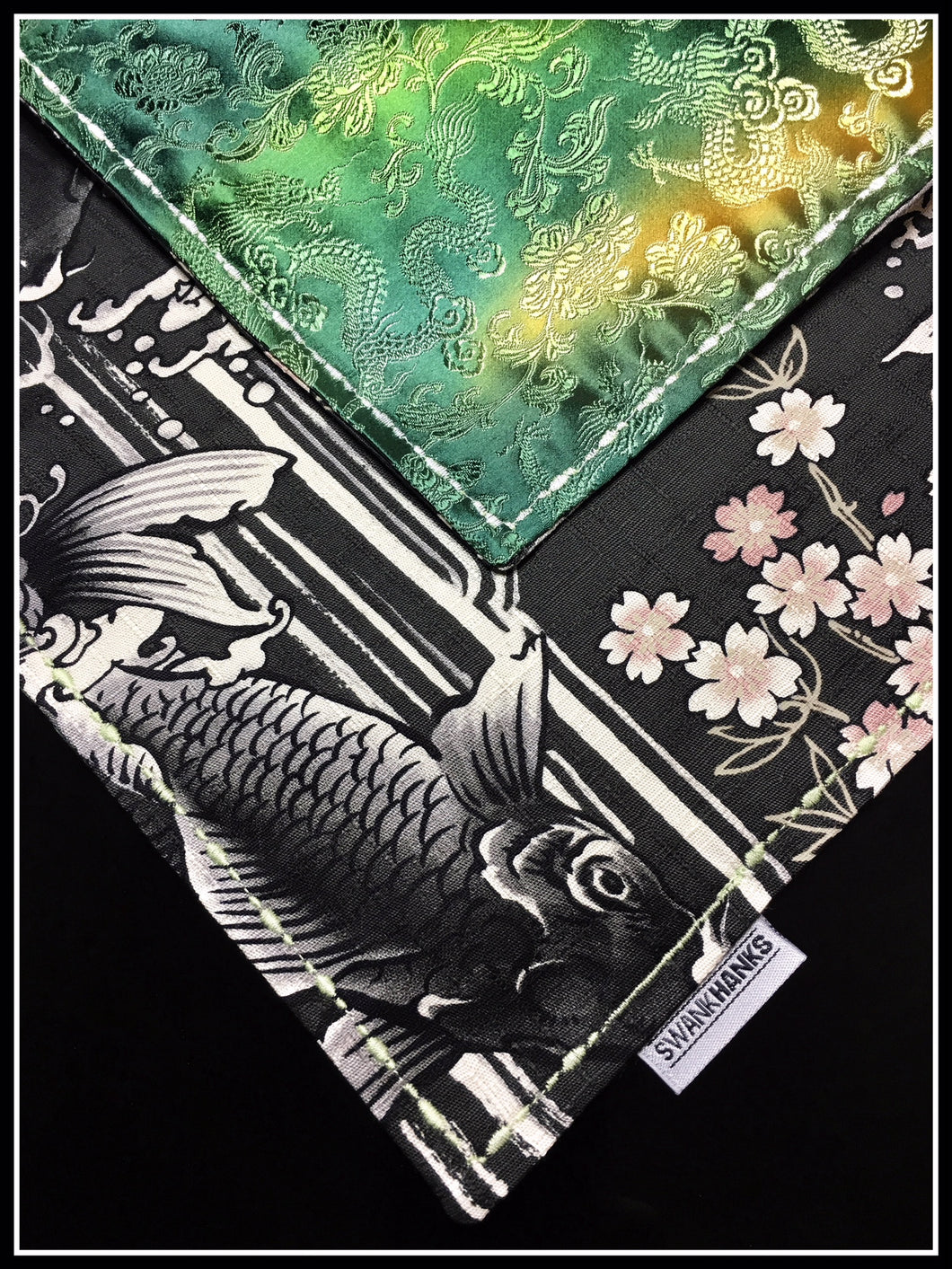 Black Koi One-Off (Green Dragon Silk)