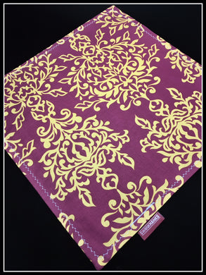 Burgundy Damask