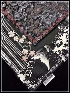 Black Koi One-Off (Black/Brown dragon silk)