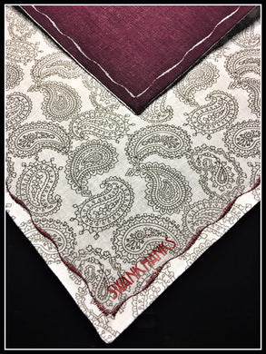 Burgundy Paisley
