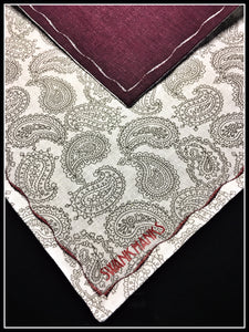 Burgundy Paisley