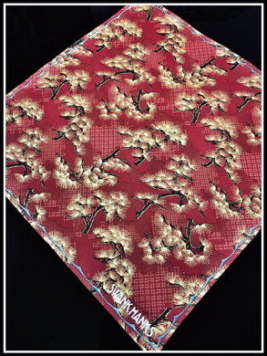 Oriental Cherry Blossom 3 (Teal)