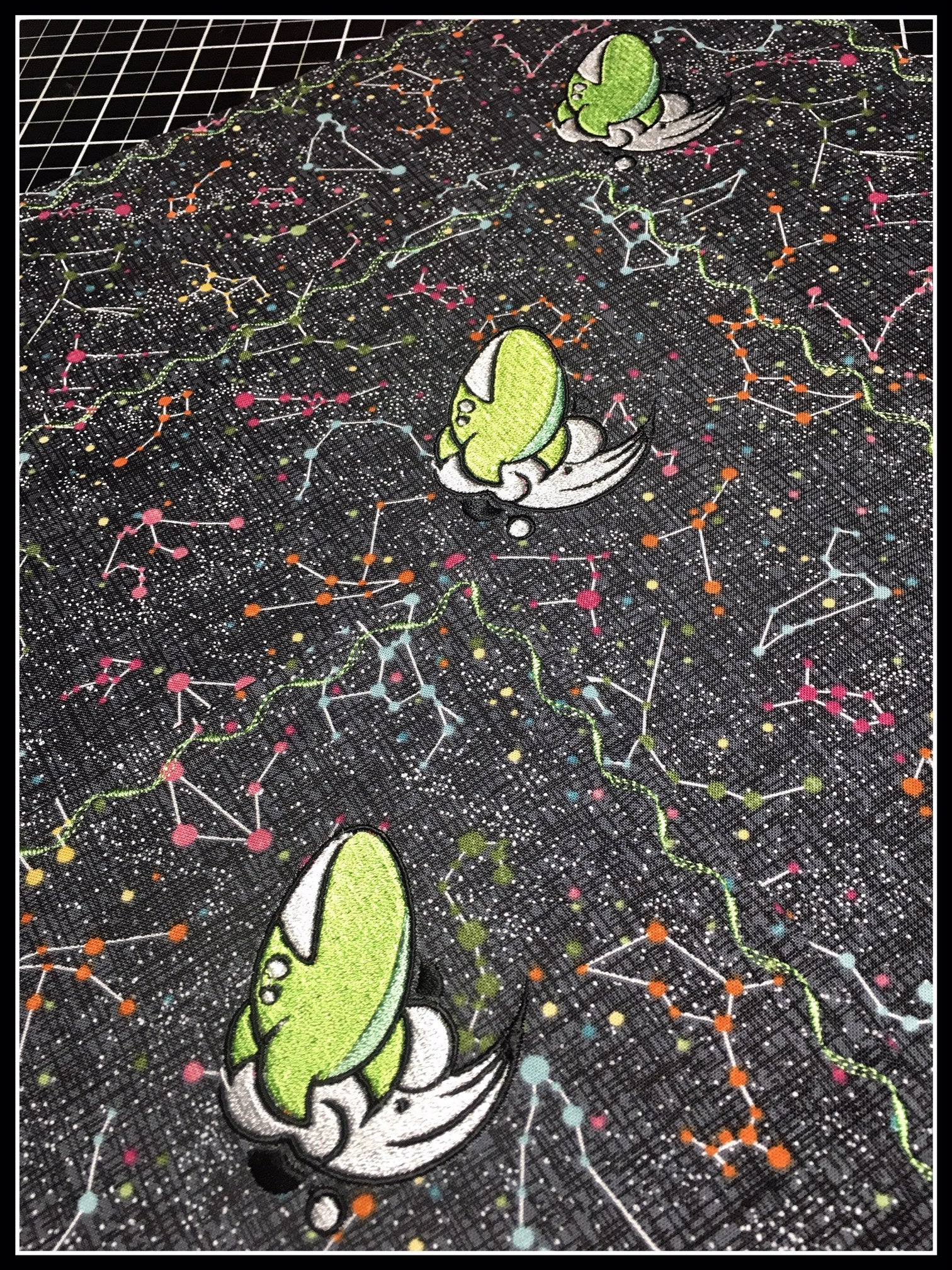 Cosmonewt Embroidered Collab Hanks V3