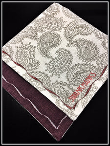 Burgundy Paisley