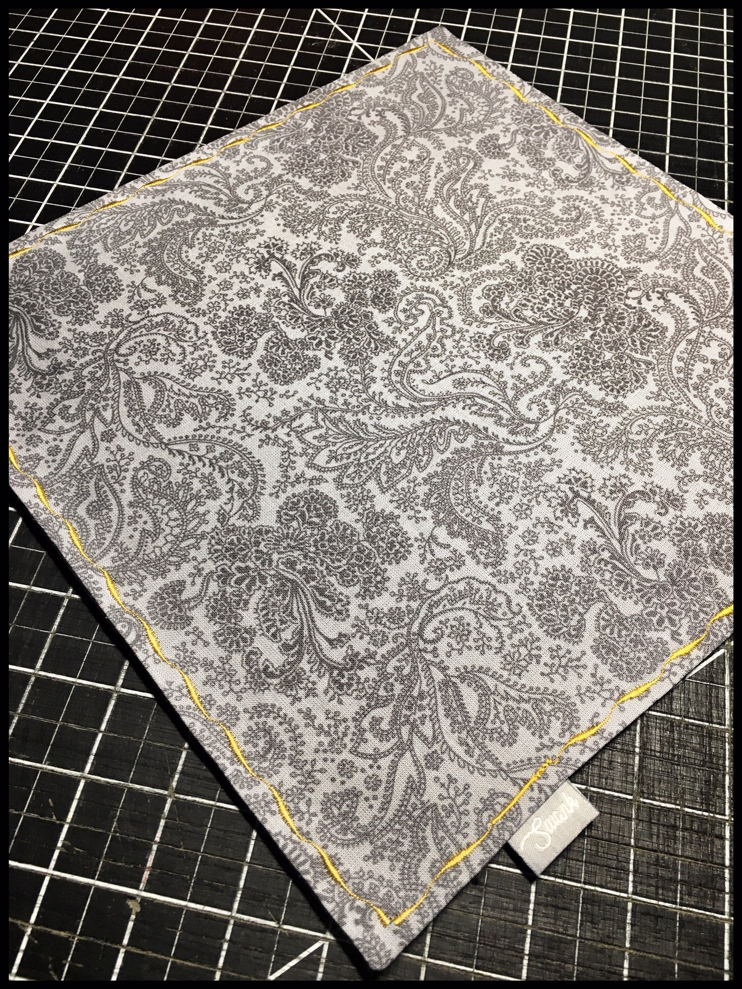 Royal Grey Paisley