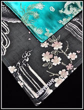 Black Koi one-off (teal silk)