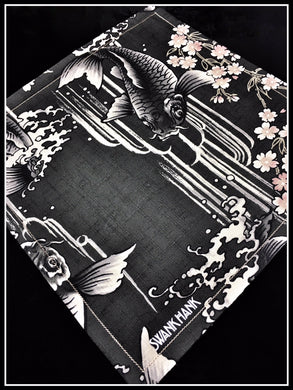 Black Koi one-off ( gold silk)