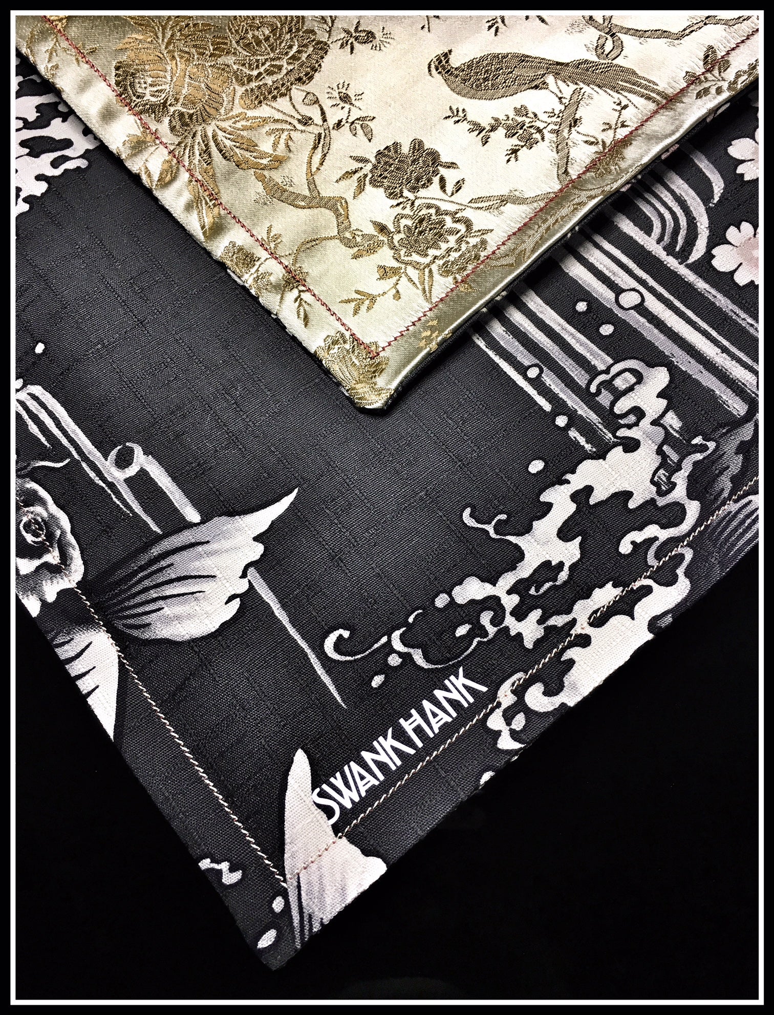 Black Koi one-off ( gold silk)