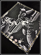 Black Koi one-off (gold stitch)