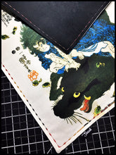 Samurai "Yoshiharu" organic cotton sateen (Black/Red/Orange stitch)