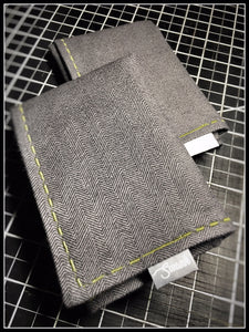 Grey fleece Chevron
