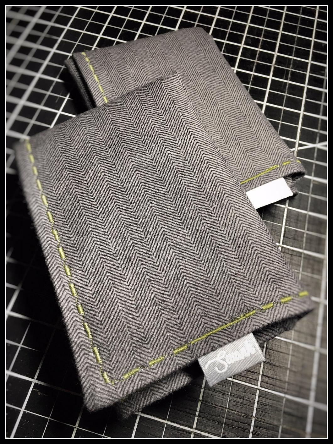 Grey fleece Chevron