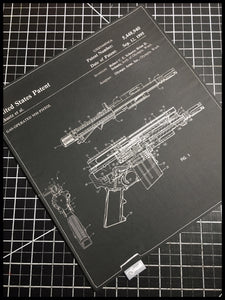 M16 Pistol Patent (Organic Cotton Sateen)
