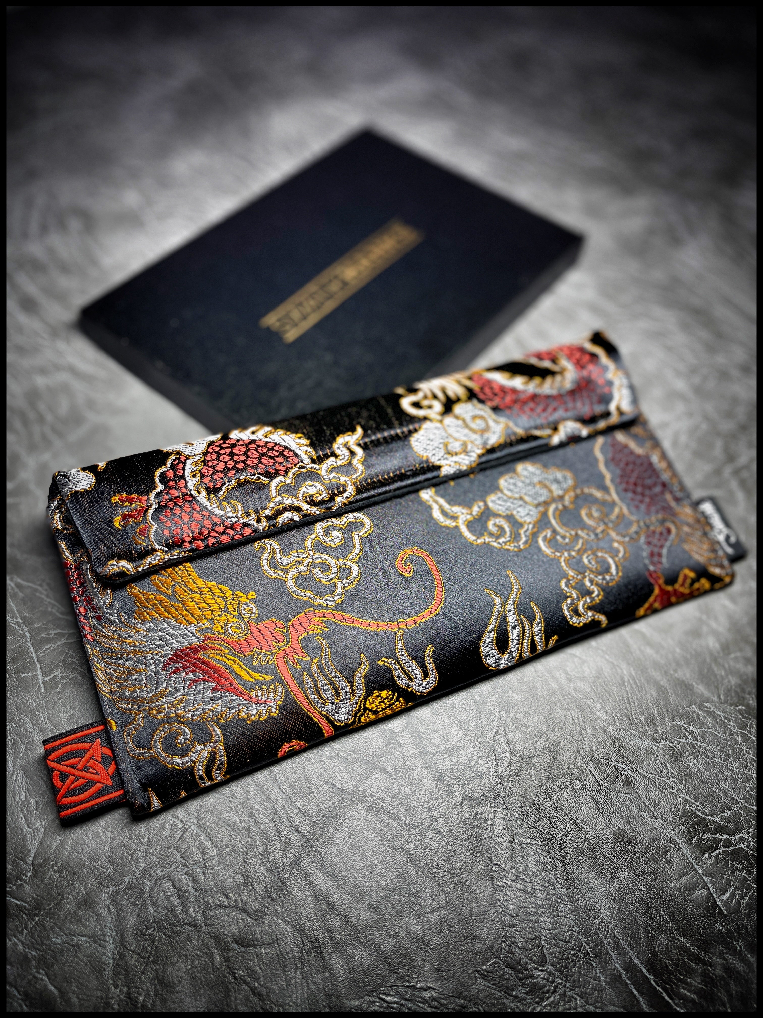 Quilong Dragon Silk Pouch