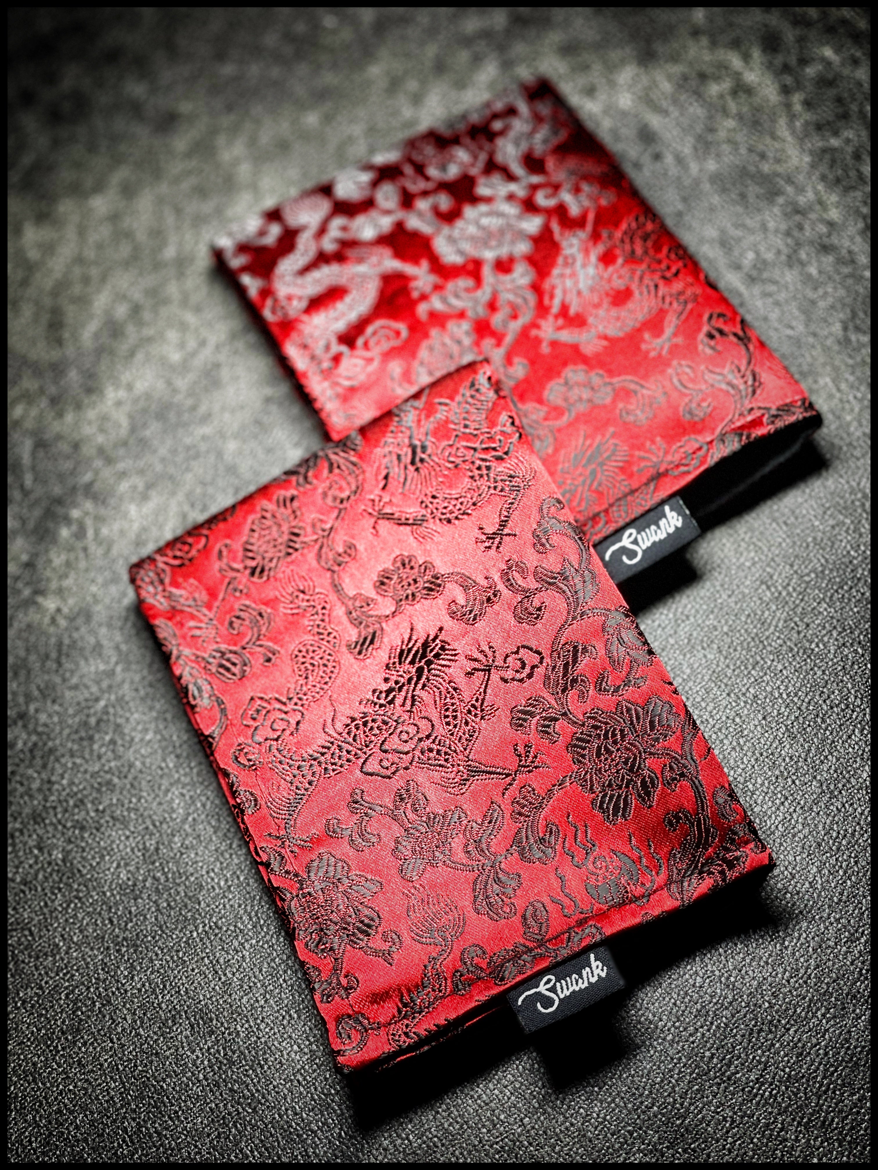 Red/Black Dragon Silk