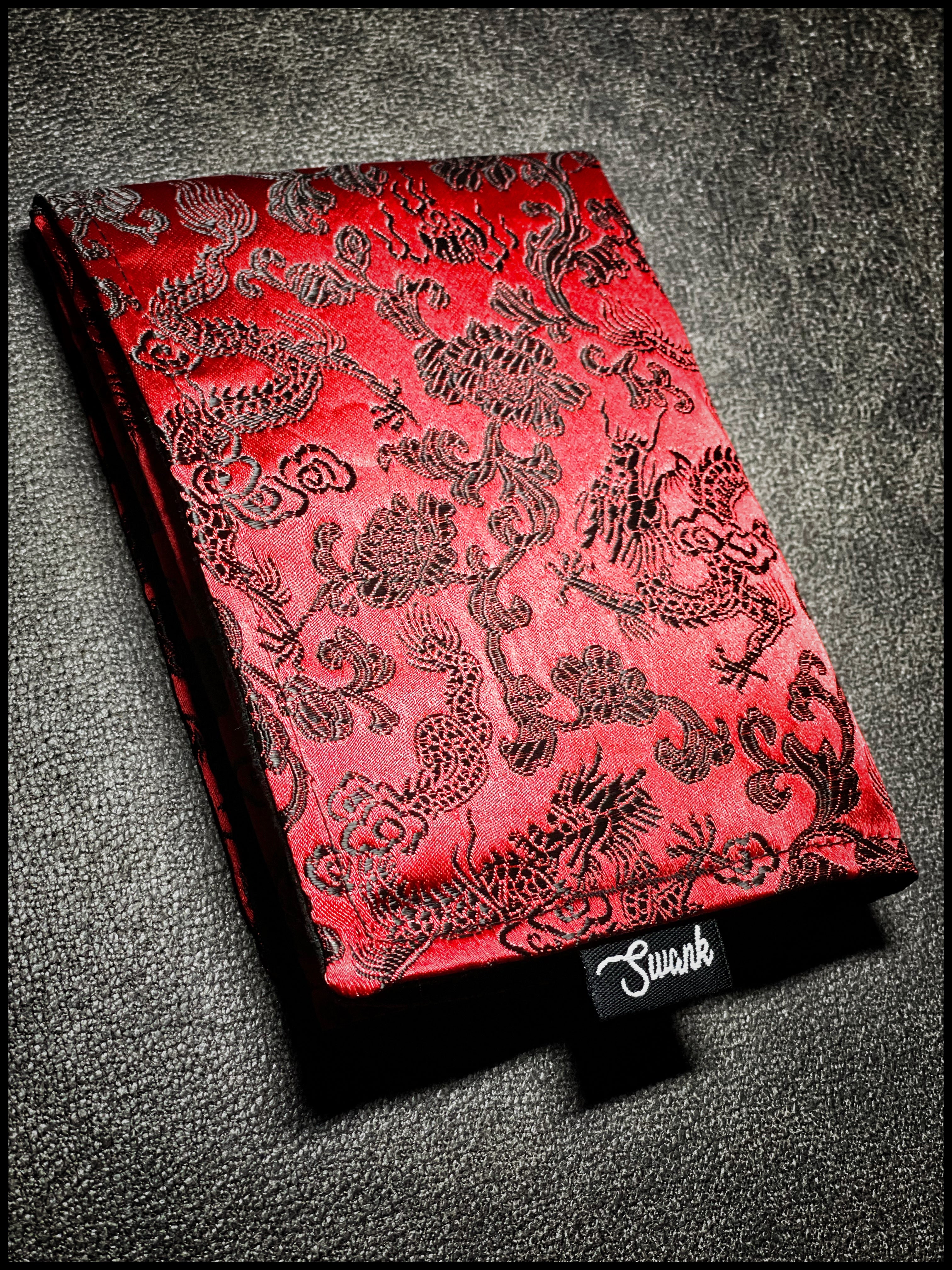 Red/Black Dragon Silk