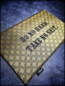 Gold Crosshach Silk EDC Mat